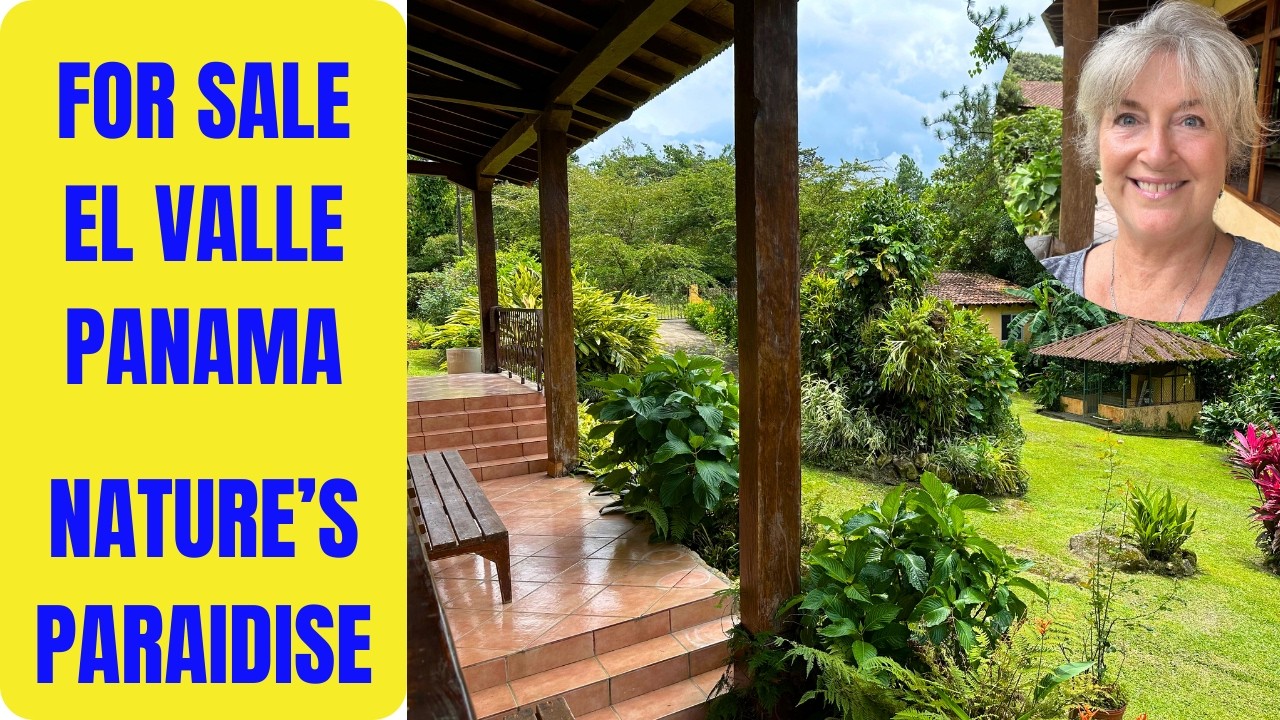 🏞 For Sale. MOUNTAIN PROPERTY. El Valle de Anton, PANAMA: 5 Buildings and turtle pond 🐢