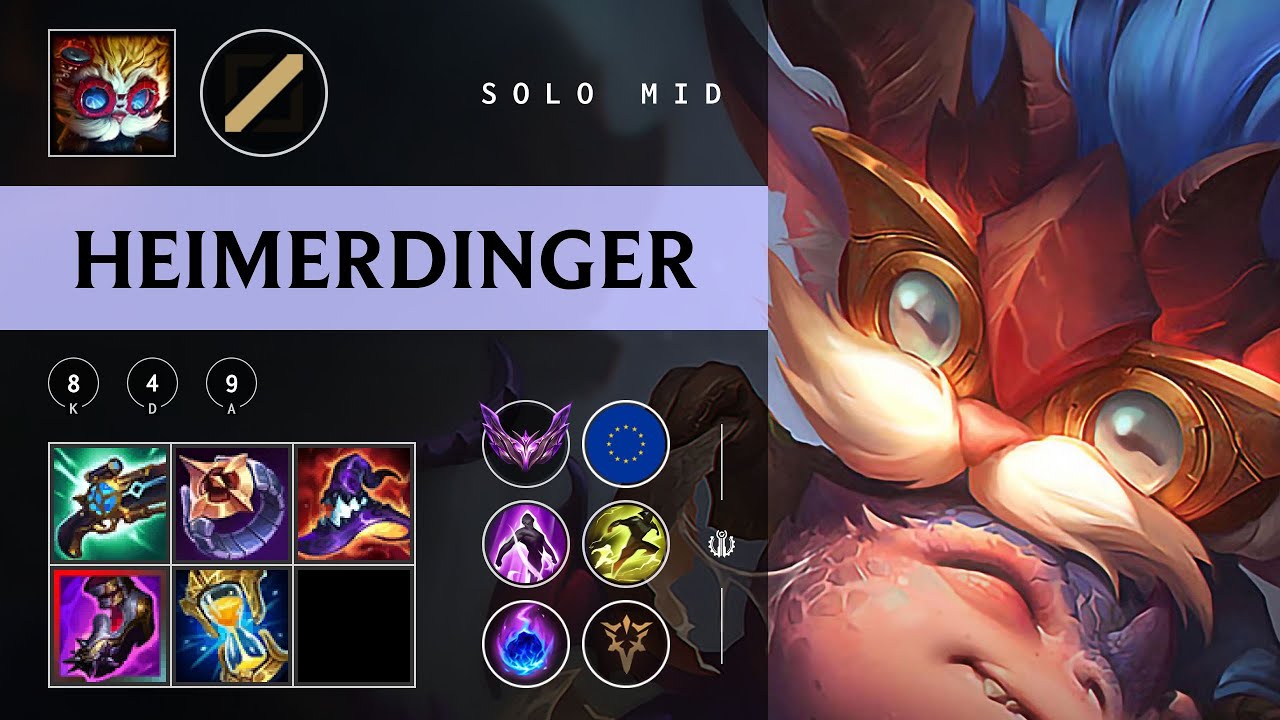 Heimerdinger Mid vs Viktor - EUW Master Patch 25.24