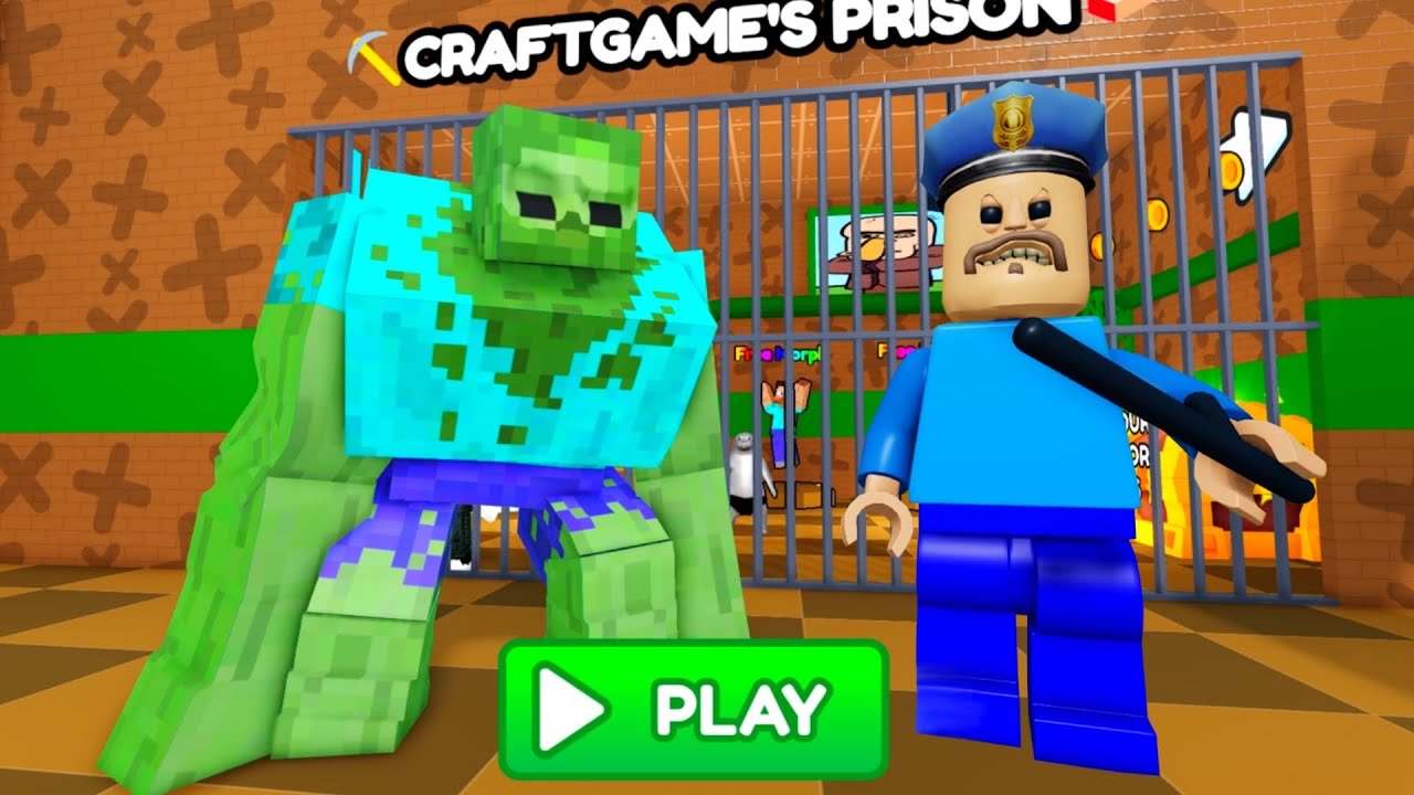 ⛏ CRAFTGAME'S PRISON RUN OBBY! #roblox