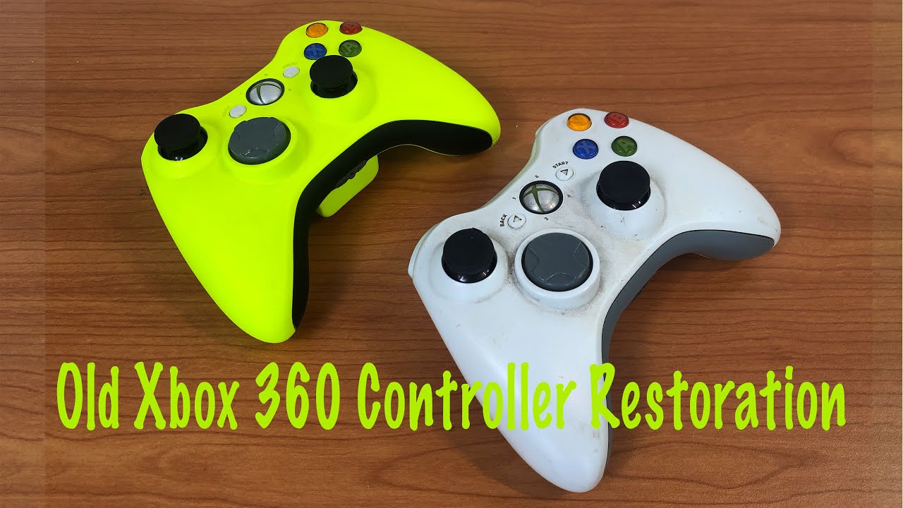 Old Xbox 360 Controller Restoration