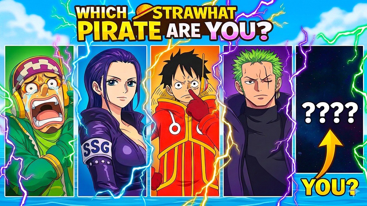 Which Strawhat Pirate Are You? (What you favorite says about you)
