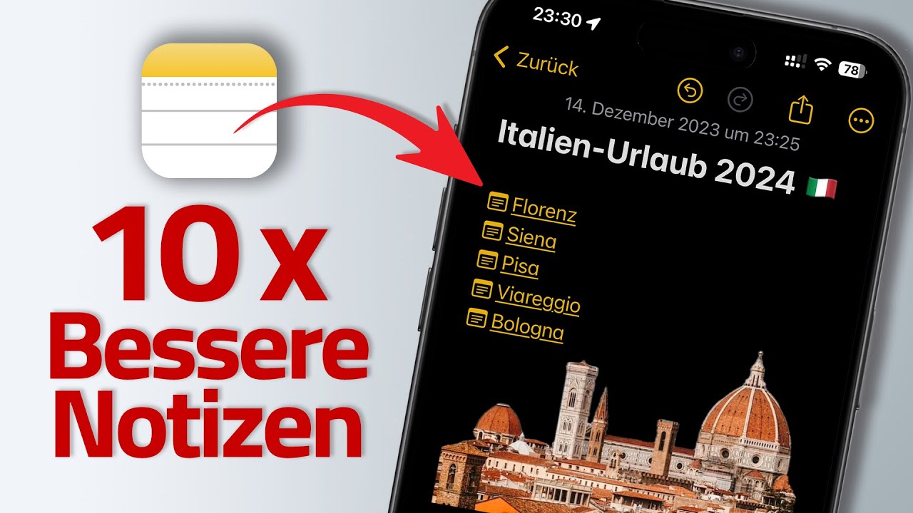 iOS 17: Apple Notizen für iPhone - 10 Funktionen, die du kennen musst