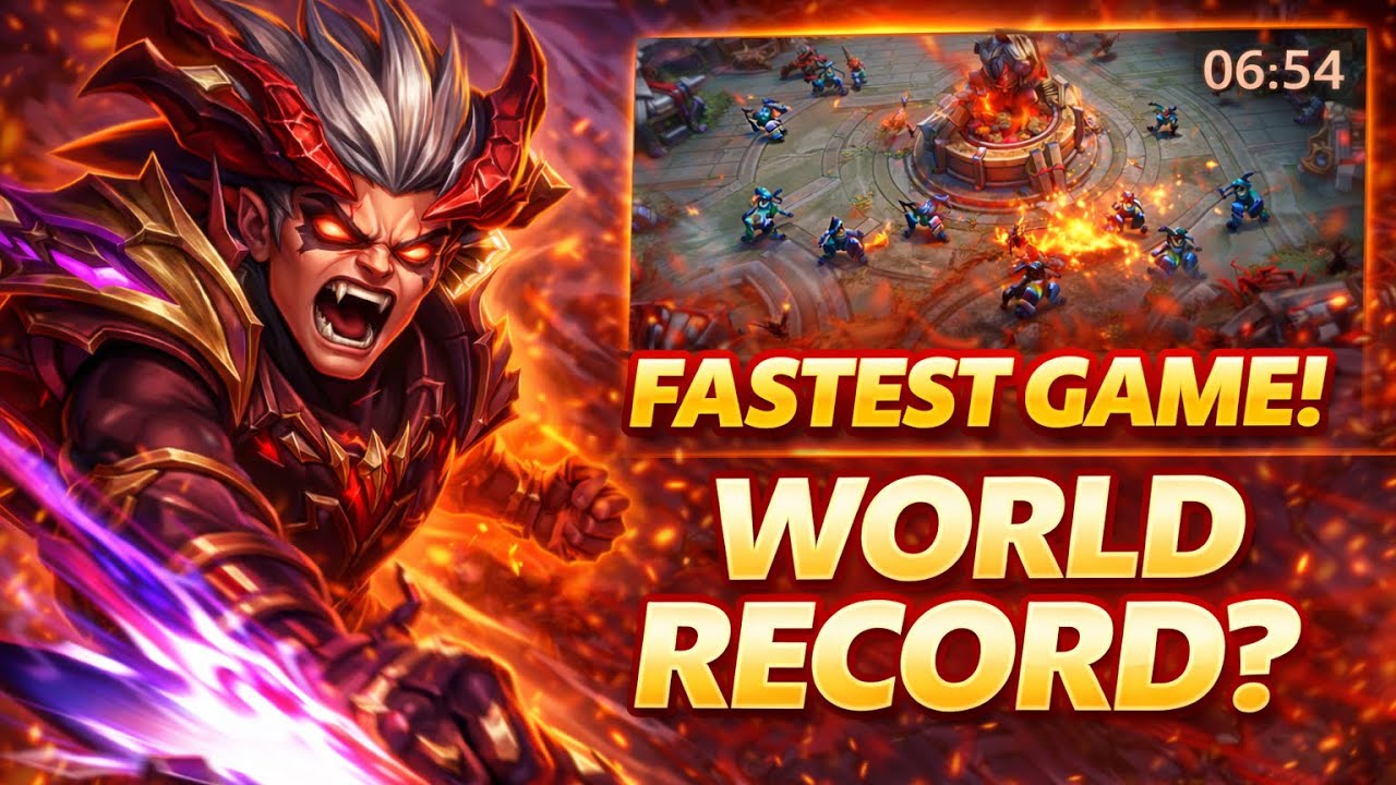 The FASTEST Game in the World? Ranked Match Ended Under 7 Minutes