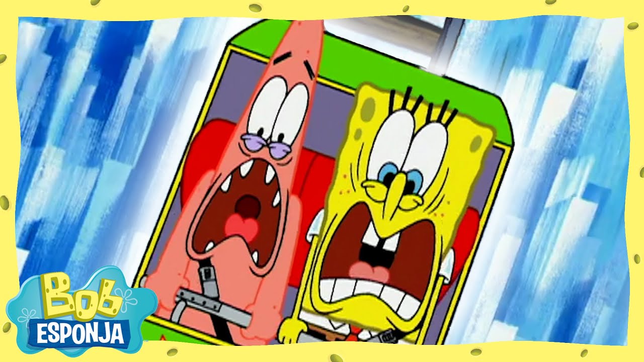 Montaña rusa de miedo | Bob Esponja en Español