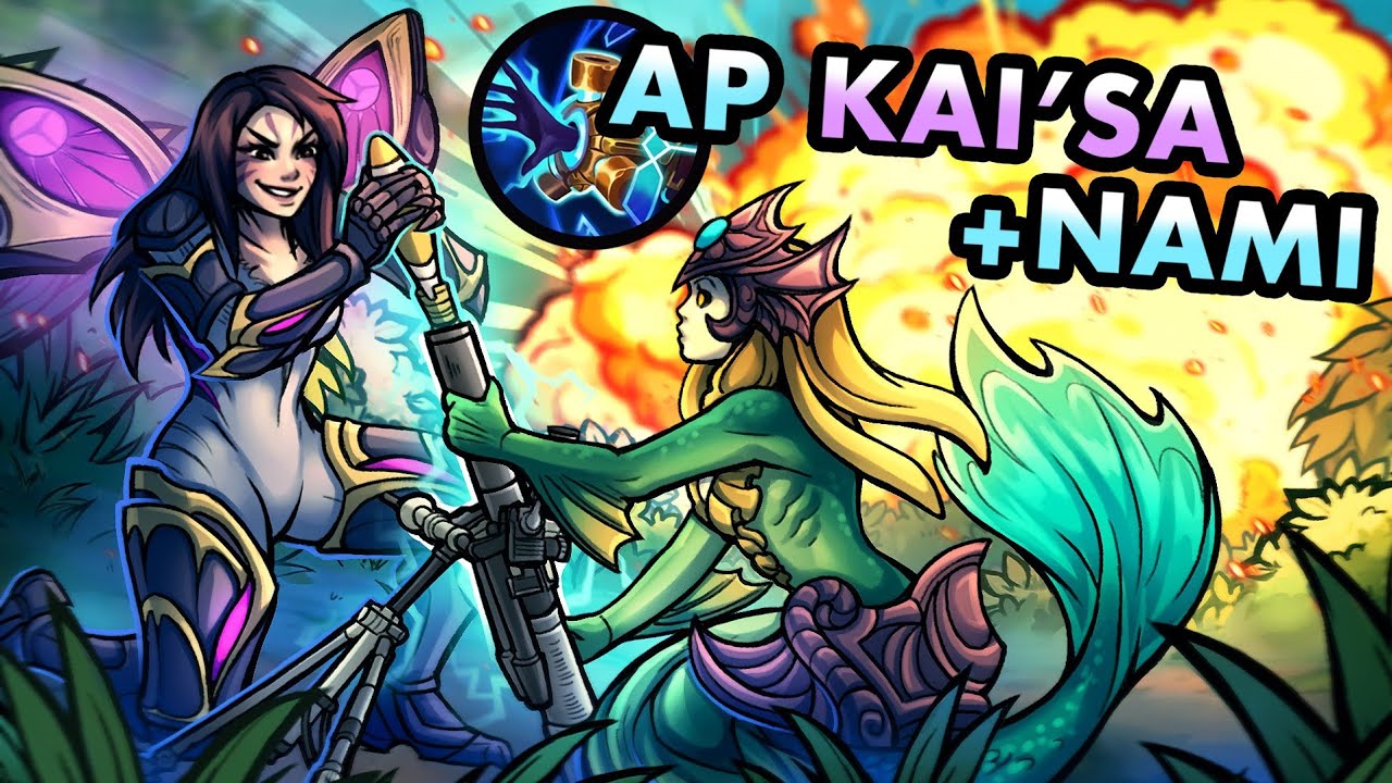 AP KAISA + NAMI = MOST BROKEN COMBO IN THE GAME (20+ KILLS)