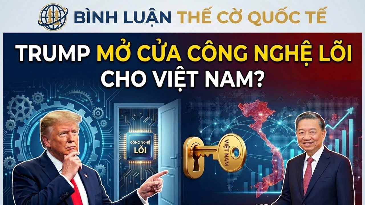 Tại Sao Trump Lại 'Mở Cửa' Công Nghệ Lõi Cho Việt Nam Ngay Bây Giờ?