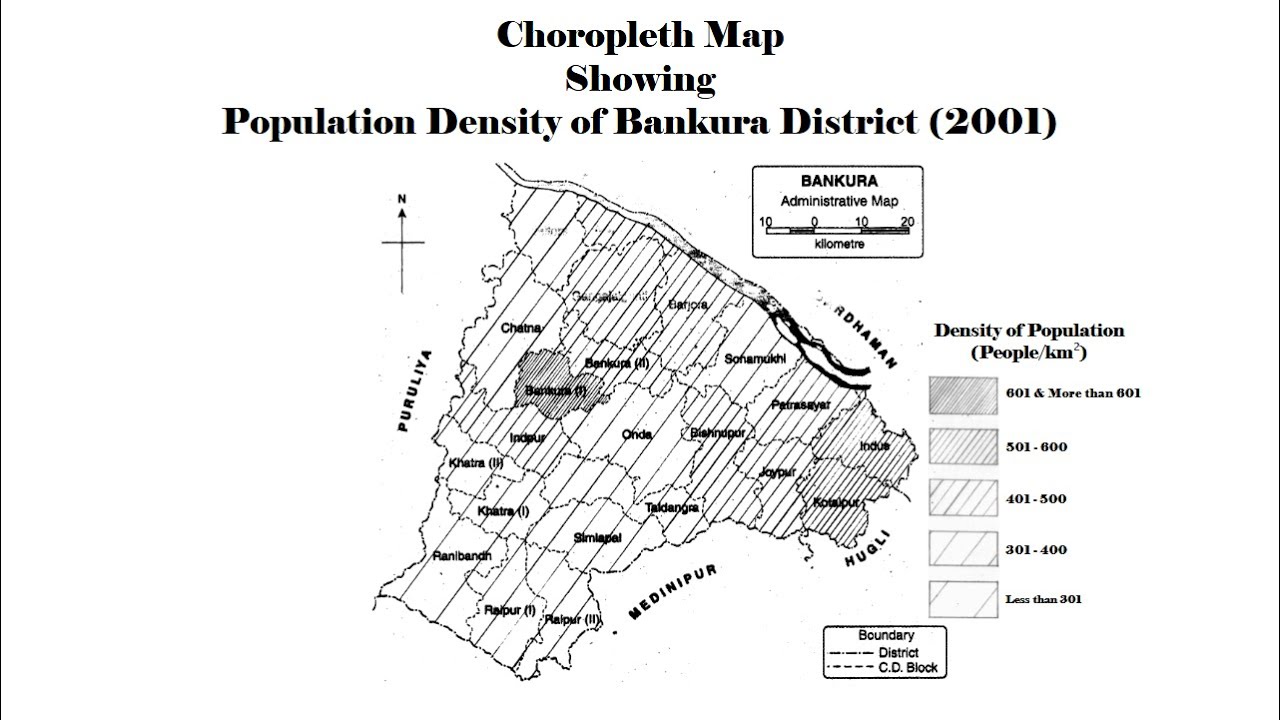 Choropleth Map | Geography Honours | Calcutta University | 2nd Semester