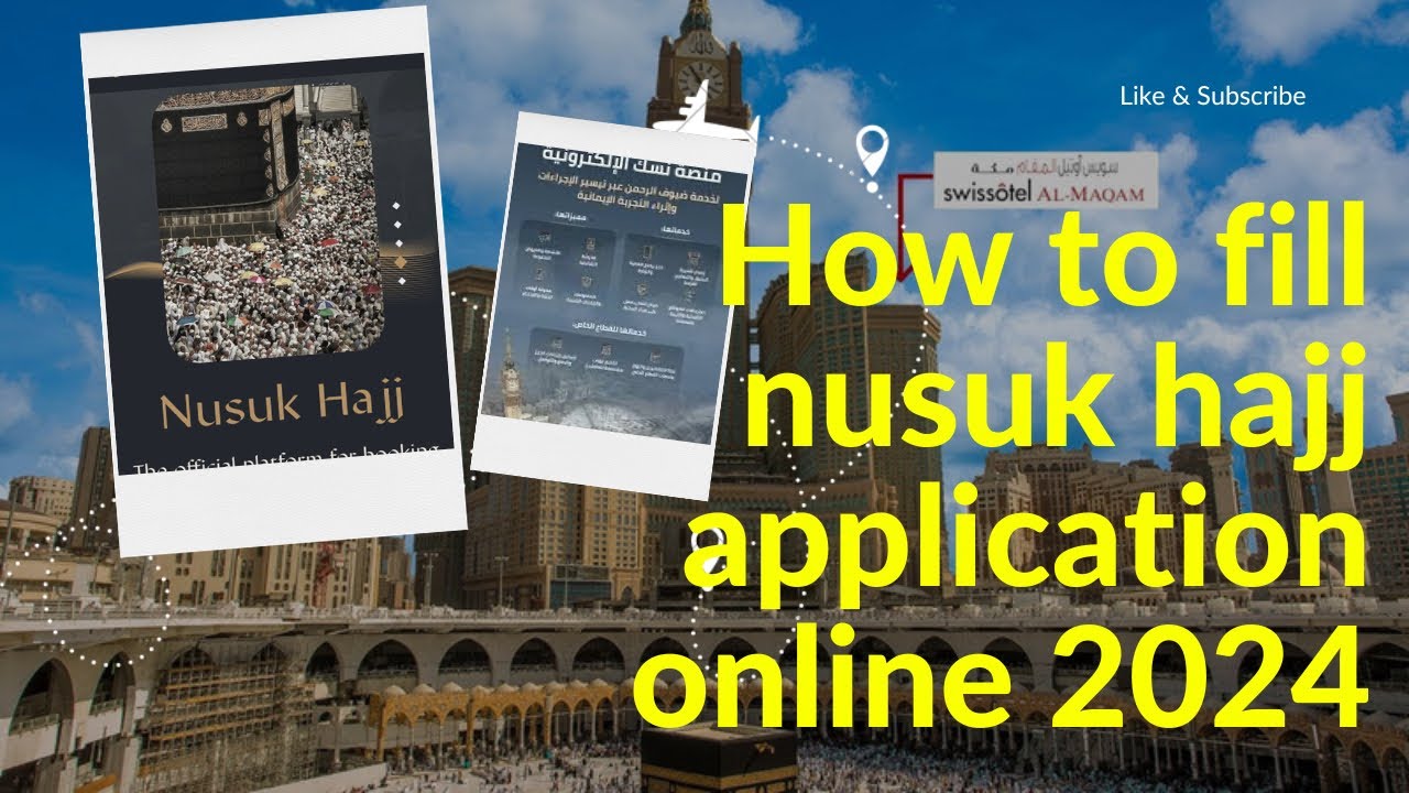 How to Apply Nusuk Hajj Application online 2024 | hajj |umrah | latest information☝️☝️☝️🕰️⏰🌍