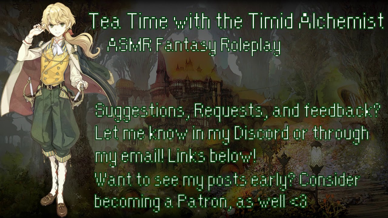 Tea with the Timid Alchemist | ASMR Fantasy Roleplay [Bubbles] [Adventurer Listener][Confession?]