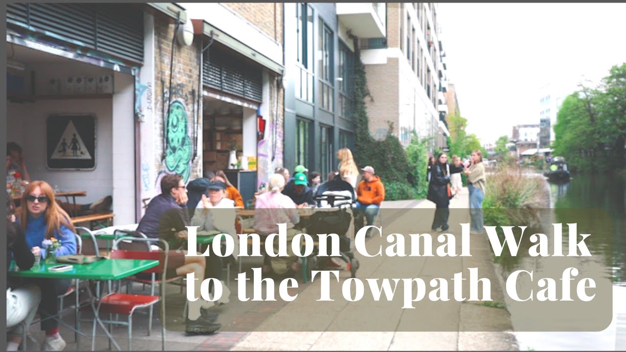 London Canal Walk to the Towpath Cafe, Regents Canal.