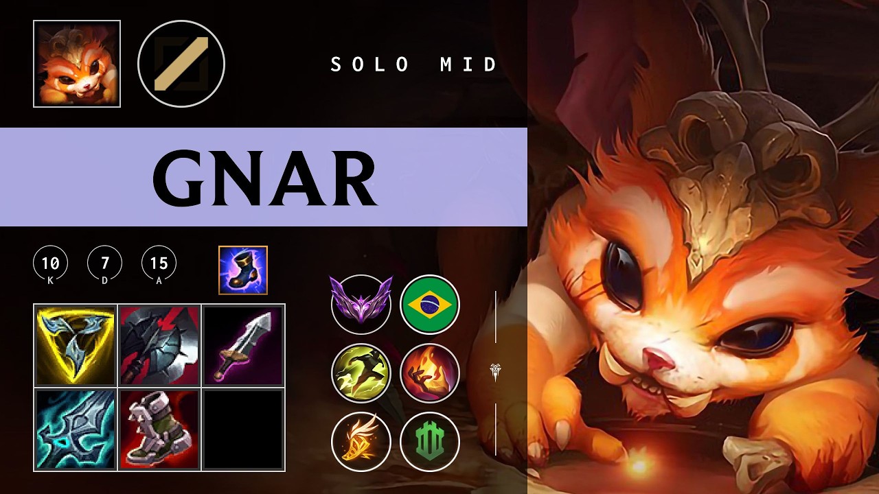 Gnar Mid kontra Yasuo - BR Master Patch 26.07