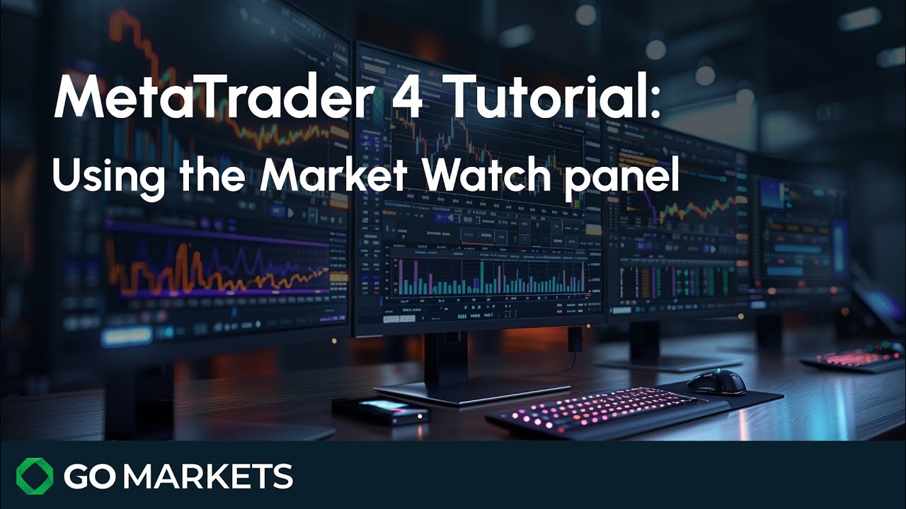 MT4 Trading Tutorial - Using The Market Watch Panel in MetaTrader4