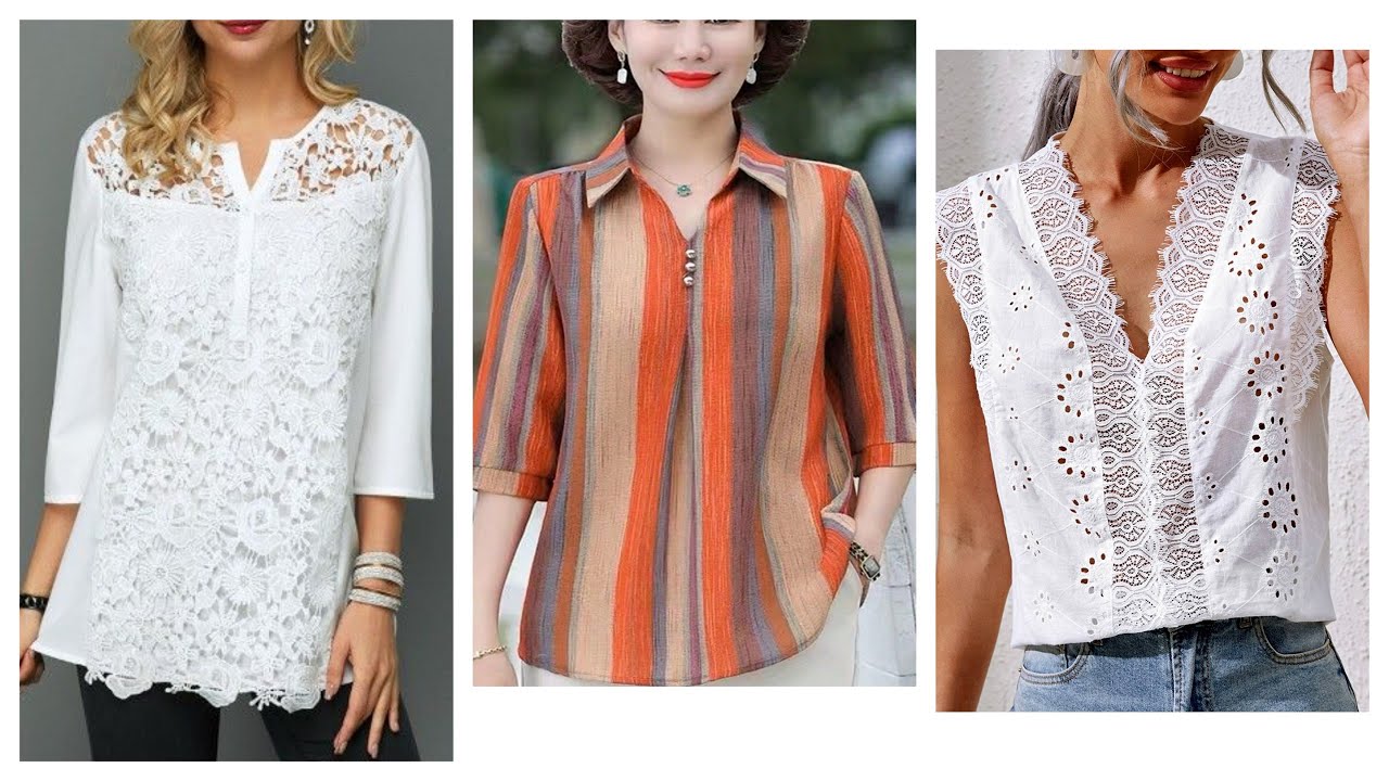 Moda 2025 BLUSAS BONITAS 100”Ideas De blusas bonitas MODELOS casuales 24/25 #fashion #shirts #style