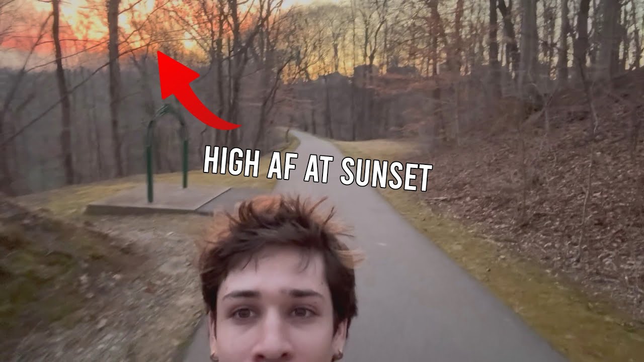 Smoking and Skating in the Woods!
