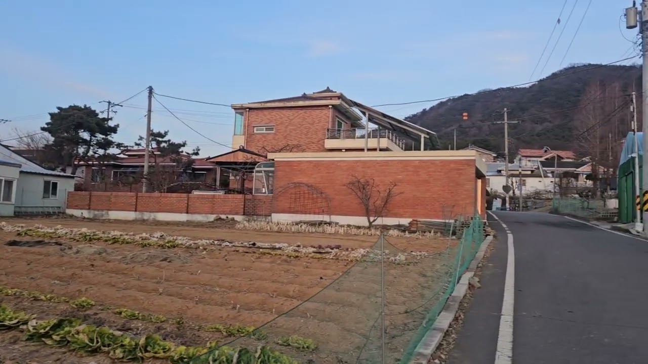 설날 시골풍경