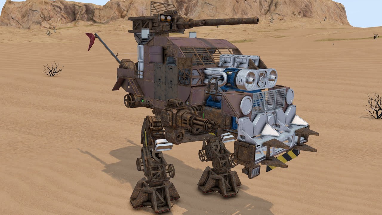 Space Engineers - Rusty Mech Vehicle
