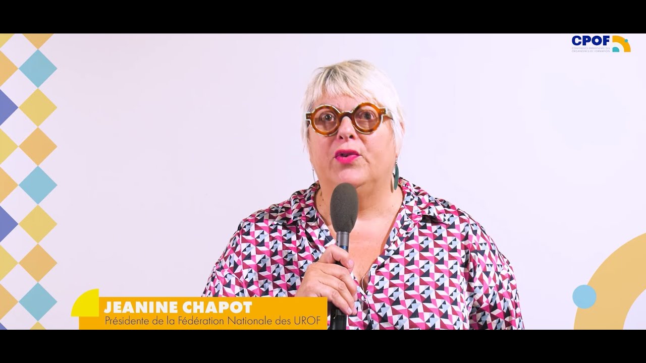 Interview Jeanine Chapot - Colloque CPOF 2025