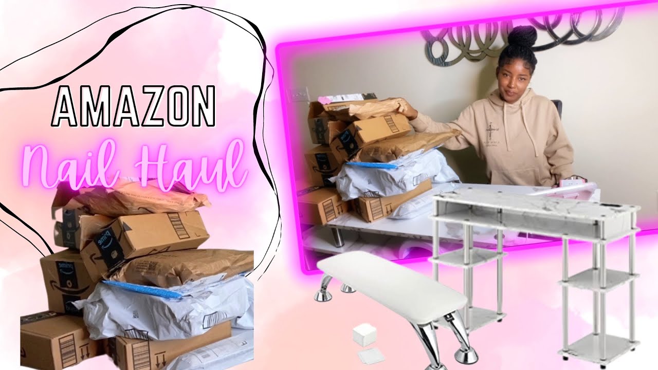 HUGE Amazon Nail Supply Haul | Beginner Nail Tech Friendly #beginnernailtech