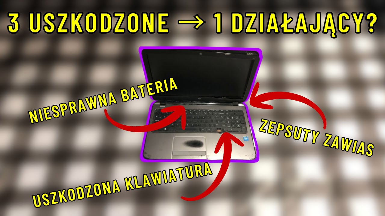 Zrobiłem LAPTOPA z KUPY ZŁOMU! Czy naprawa HP za 40 zł miała sens?