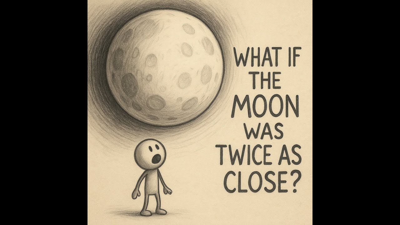 🌕 What If The Moon Was Twice As Close? | Pencil Science Explainer