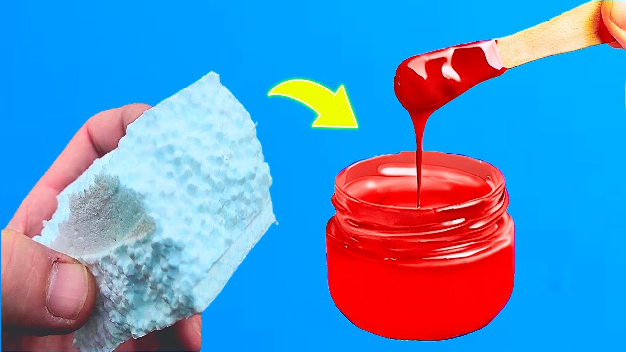 Gasoline + Styrofoam = Super Strong Glue? Crazy Experiment & Practical Uses!