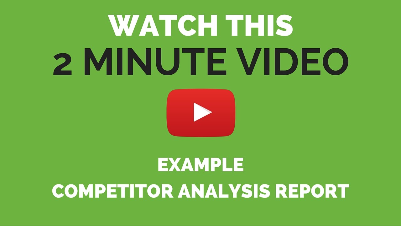 Competitor Analysis Example