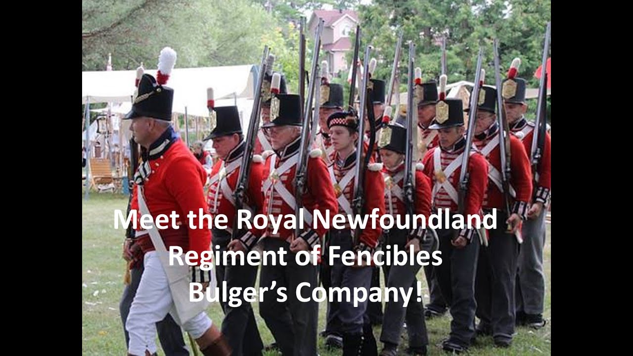 Meet Bulger's Company - Royal Newfoundland Regiment of Fencibles Infantry (War of 1812)