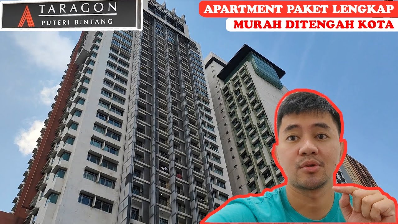 APARTMENT PAKET LENGKAP TENGAH KOTA MURAH DAN BISA MUAT BANYAK | APARTMENT TARAGON KL MALAYSIA