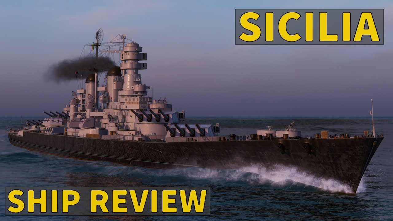 Sicilia — итальянский линкор T10 | World of Warships