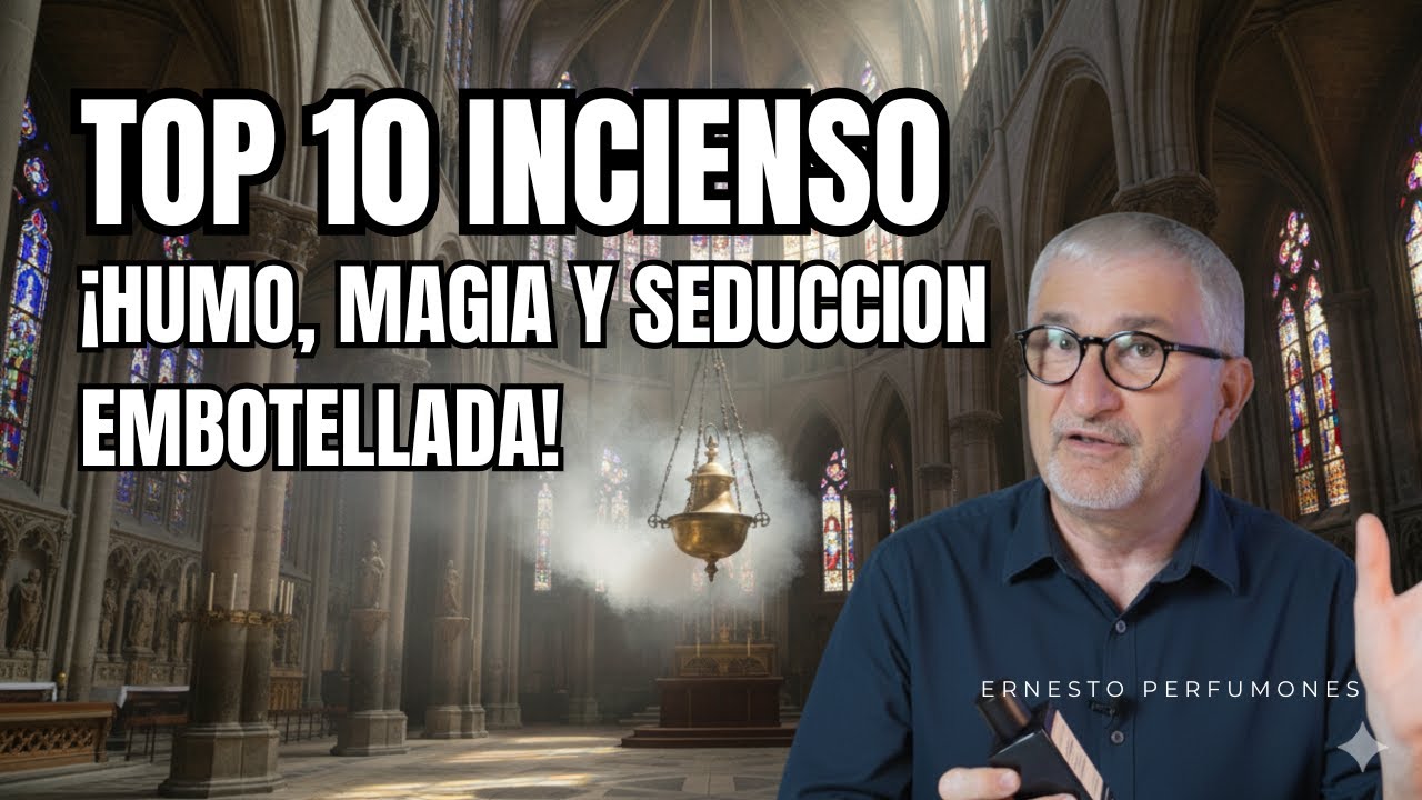 ¡TOP 10 PERFUMES CON INCIENSO!💨¡HUMO MAGIA Y SEDUCCION EMBOTELLADA! #perfume #perfumones