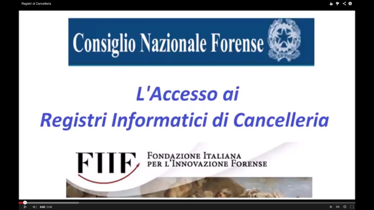 4) PCT Base: l'accesso ai Registri informatici di Cancelleria