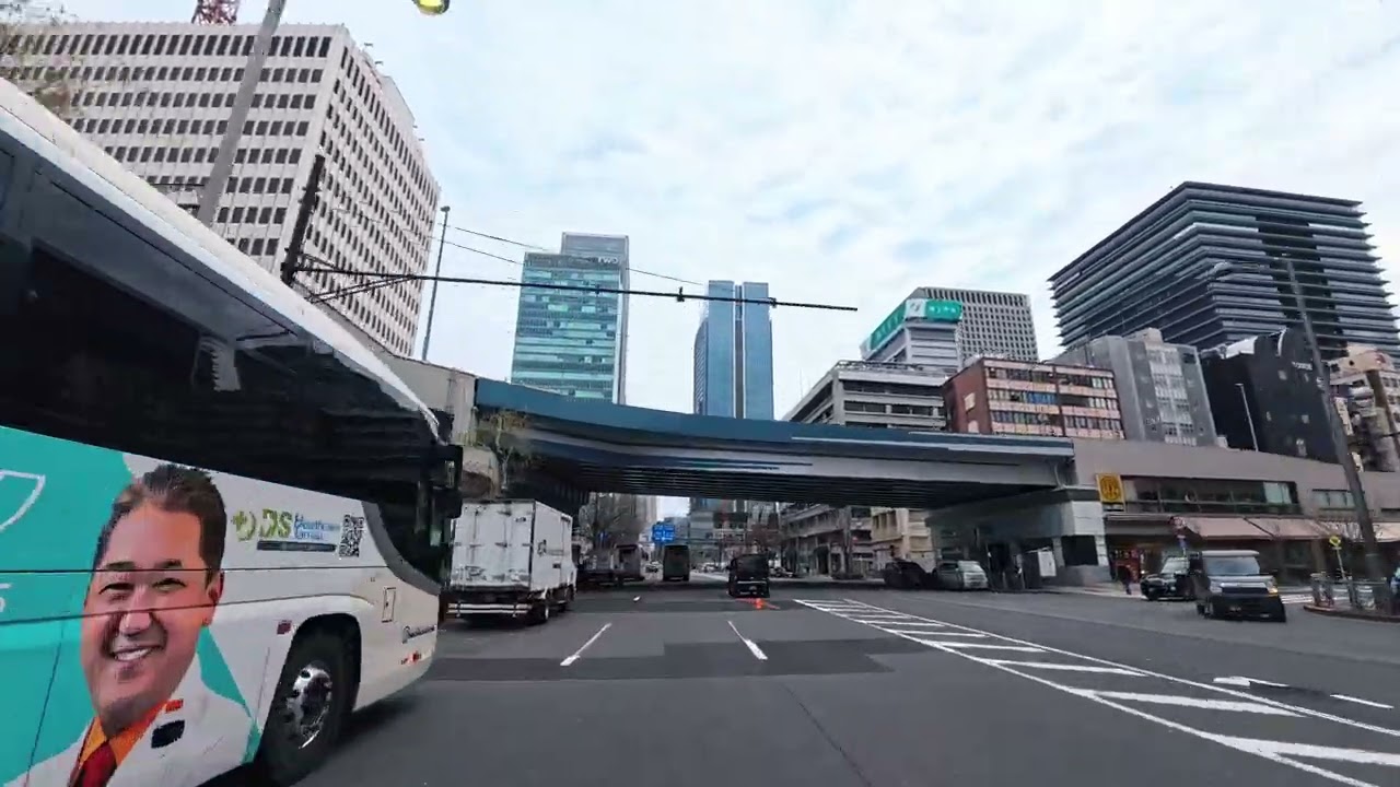 Exploring Tokyo Cityscape 🚦🏙  | Unprocessed Part 2 | Relaxing City Drive｜🚗 Tokyo Drive｜4K HDR｜60fps