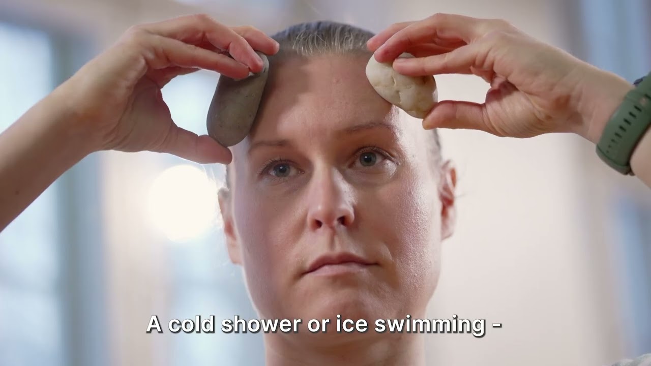 Use cold to relieve anxiety