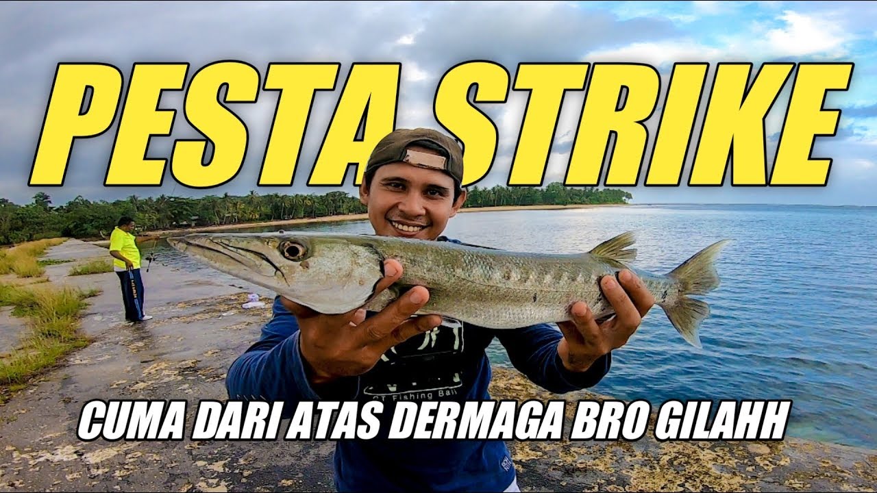 MANCING DARI ATAS DERMAGA KECIL TAPI IKANYA BESAR-BESAR. | Sabarmiokre Supiori-Papua #1 | Vlog 31