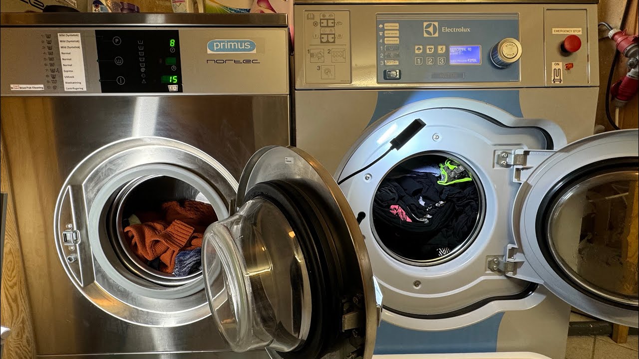 6th Wash Day - Nortec "Primus" FS 7 and Electrolux Pro W575H (Wool 30°C/ Normal 40°C Quick)