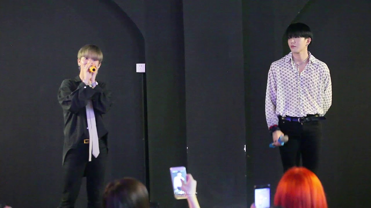 190824 광저우 팬미팅 dob 디오비 박진 이태영 중국노래《汪苏泷 - 有点甜(유점첨)》