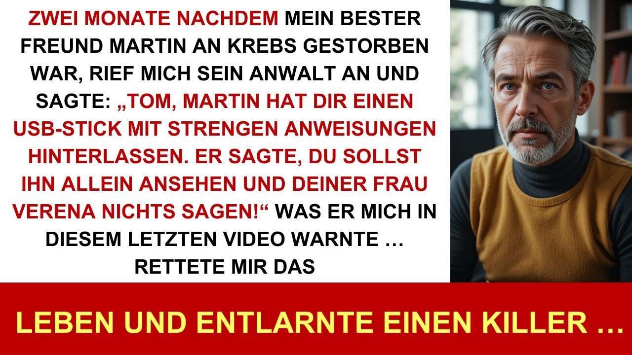 Zwei Monate nach dem Tod meines besten Freundes gab mir sein Anwalt einen USB-Stick: Deine Frau und
