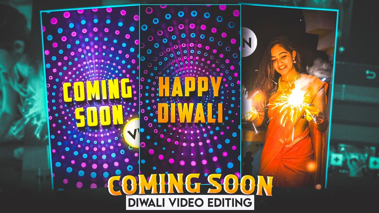 Happy Diwali Coming Soon Video Editing In Vn App | Coming Soon Diwali Status Editing