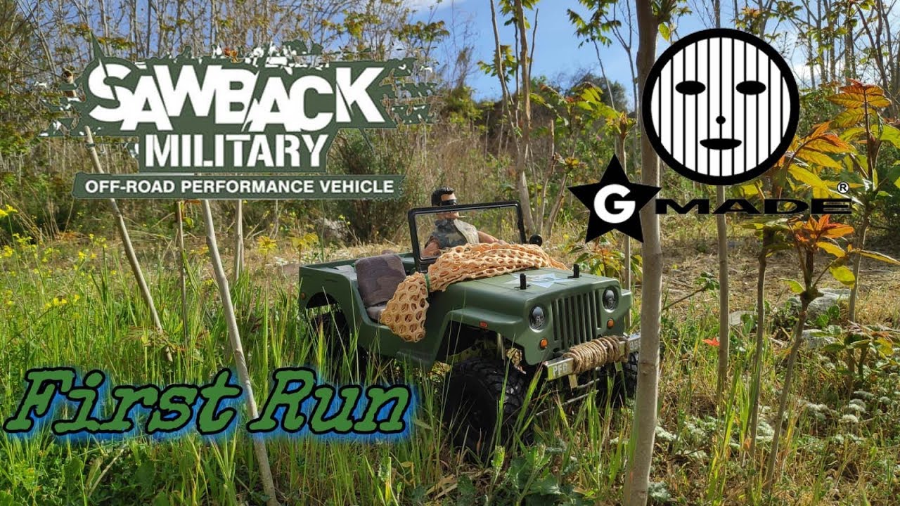 Gmade Sawback Military RTR GS01 First run by Totter RC