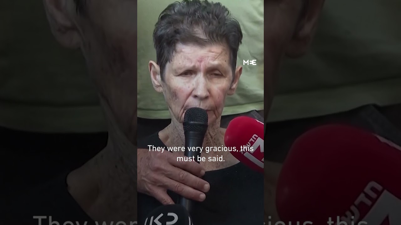 Released Israeli hostage Yocheved Lifshitz: &lsquo;They treated us well&rsquo; #israel #palestine #gaza