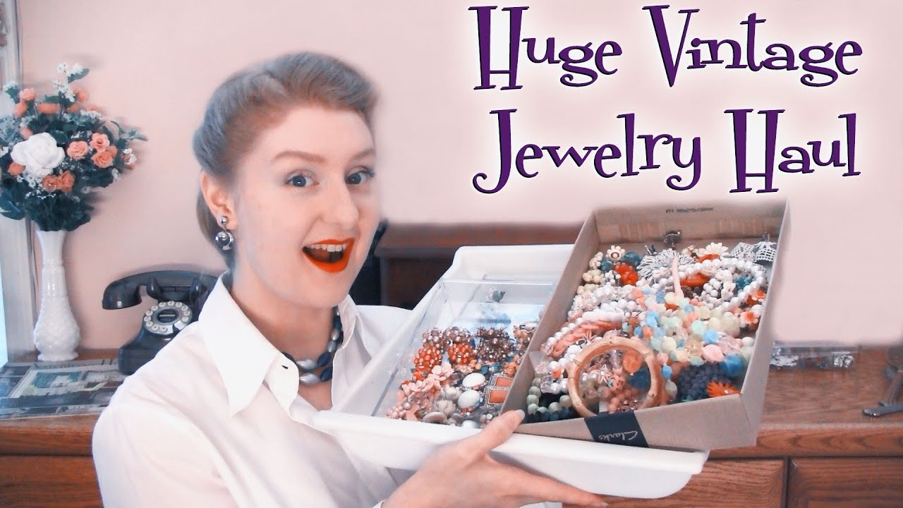 A HUGE Vintage Jewelry Haul
