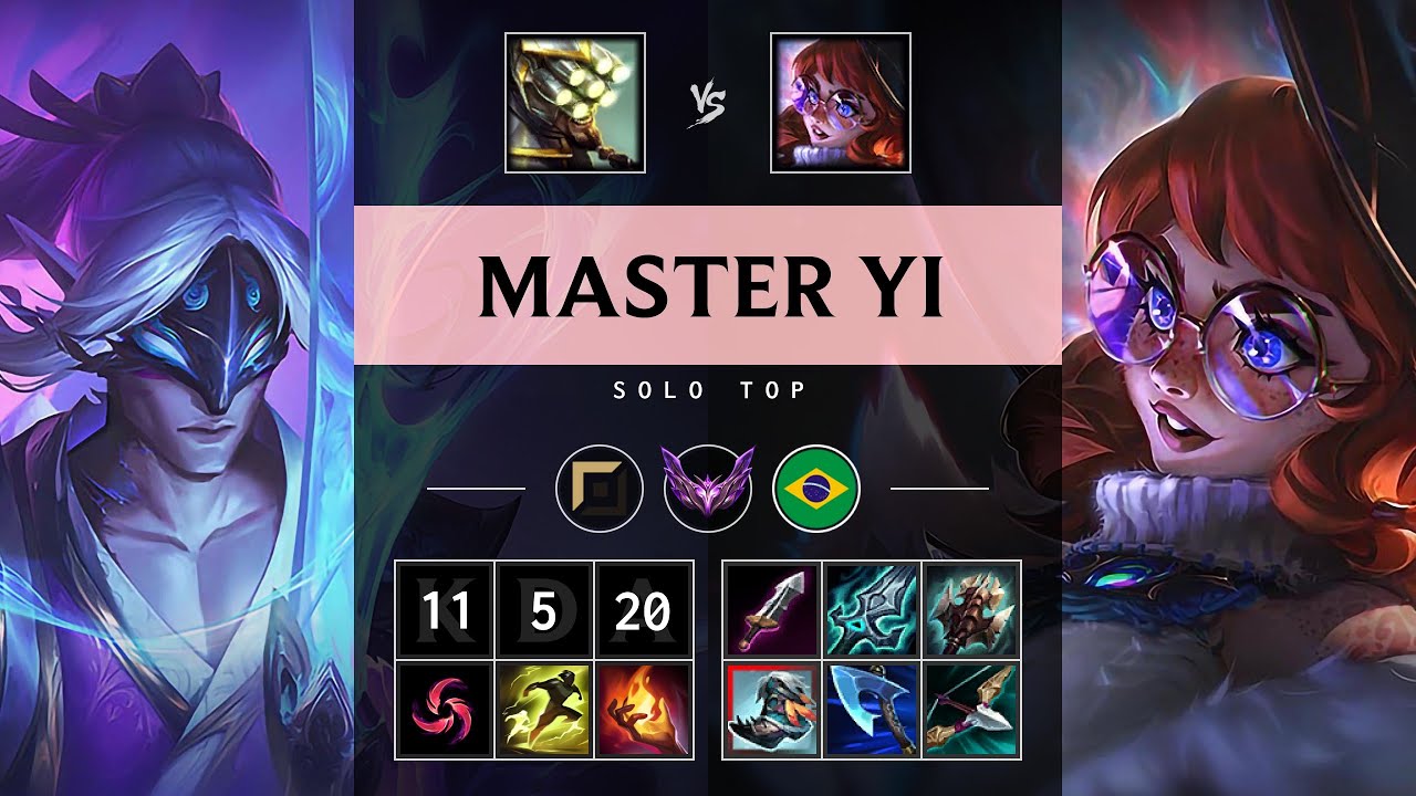 Master Yi Top vs Aurora - BR Master Patch 25.19