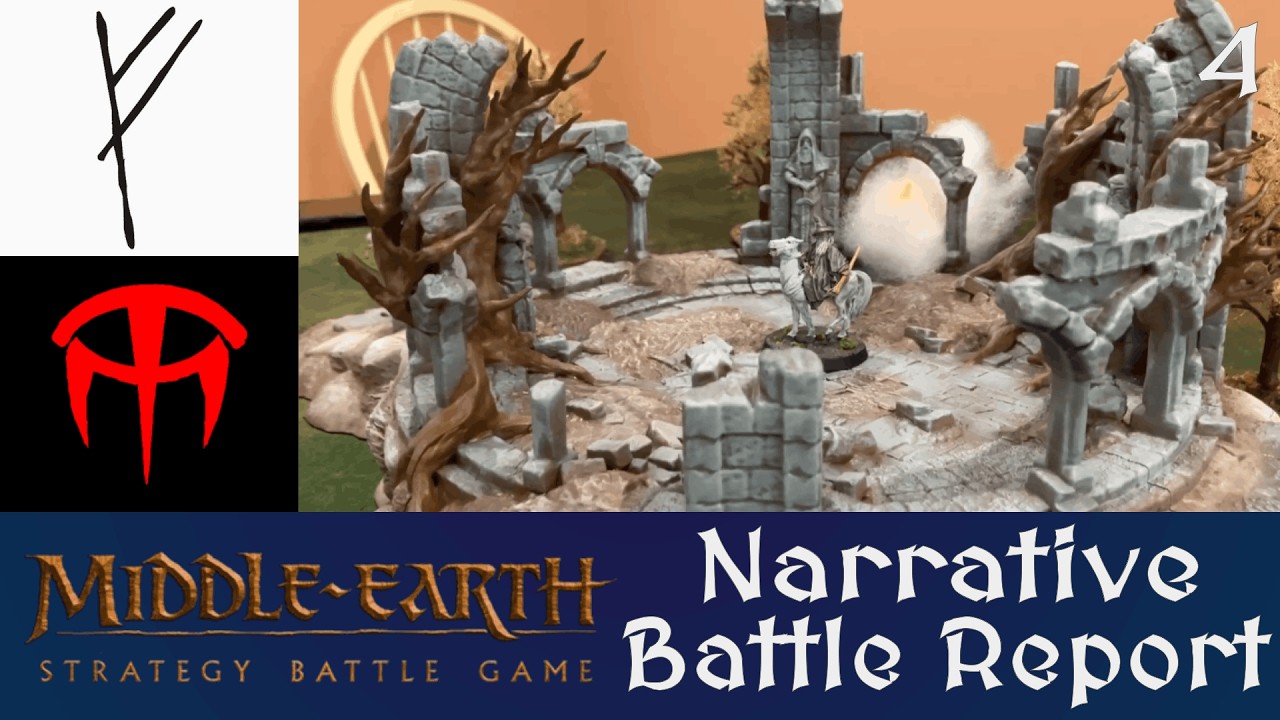 Middle Earth SBG | Orcs vs Gandalf (Narrative Battle Report)