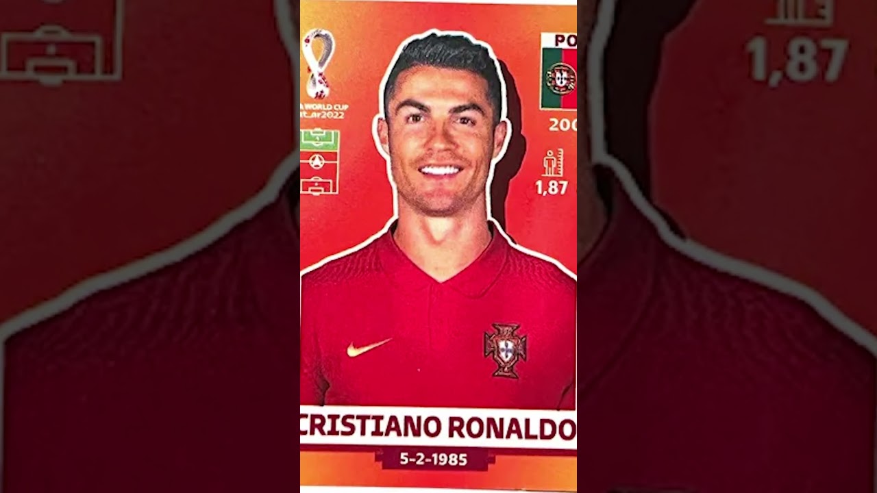 Las figuritas del mundial #argentina #qatar2022 #panini #leomessi #cr7 #cristiano #futbol #soccer