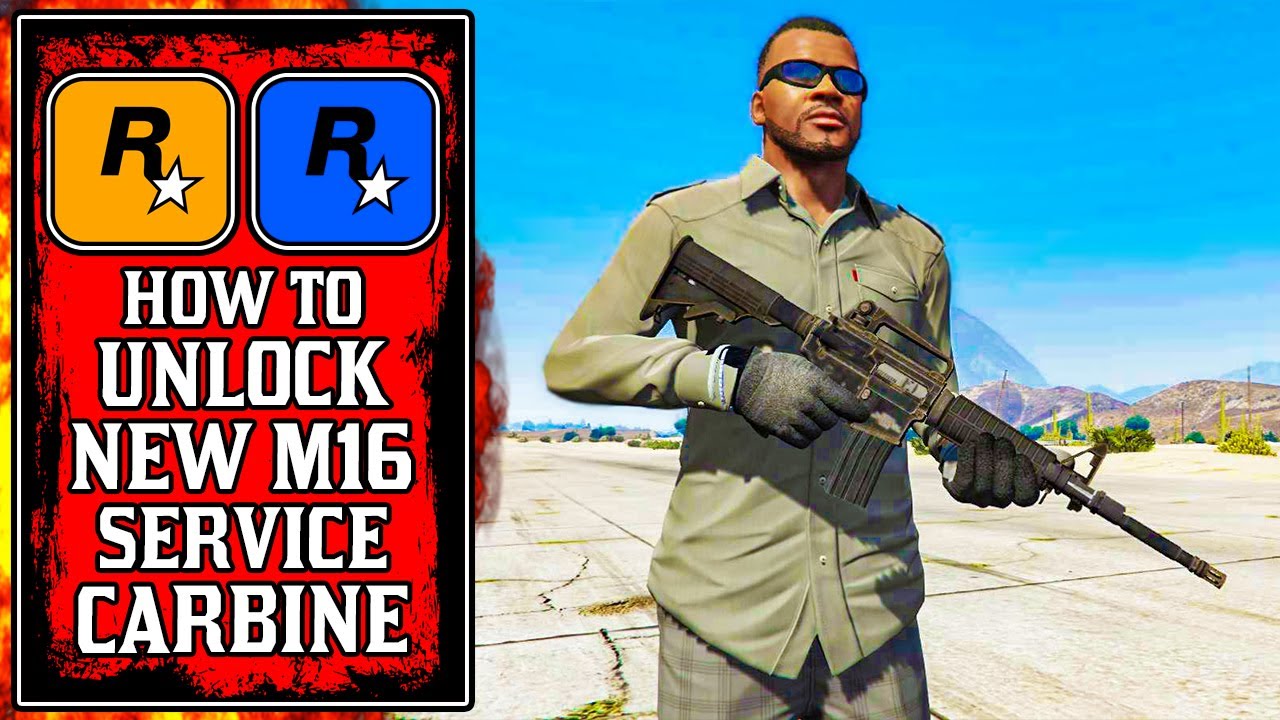 How To UNLOCK The New M16 SERVICE CARBINE in GTA Online! NEW GTA Online UPDATE (GTA5)