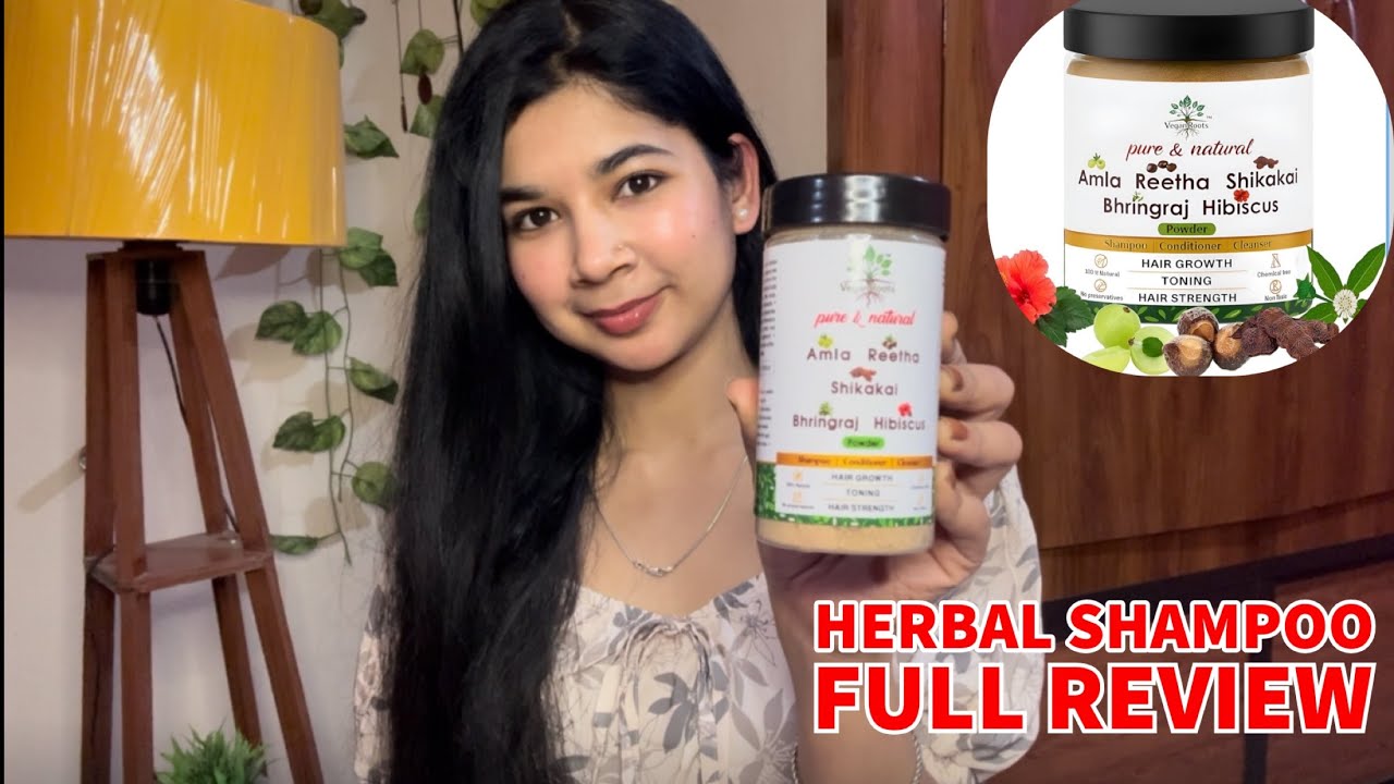 Vegan Roots Pure & Natural Herbal Shampoo Review | Honest Results & Hair Transformation 🌿