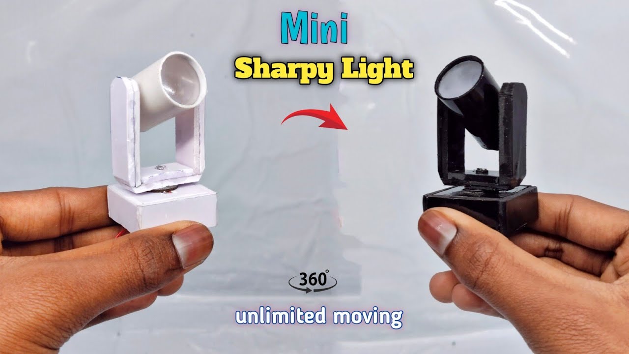 How To Make Mini Sharpy Light At Home 🔥🔥mini sharpy light kaise banaye/ dj light making mini sharpy