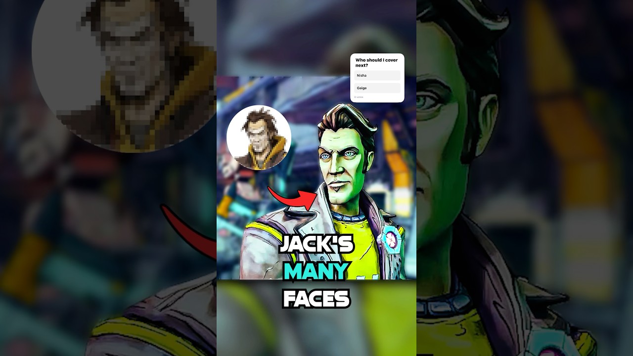 История эволюции дизайна Джека #handsomejack #borderlands #fps #gaming | @GuySoSly