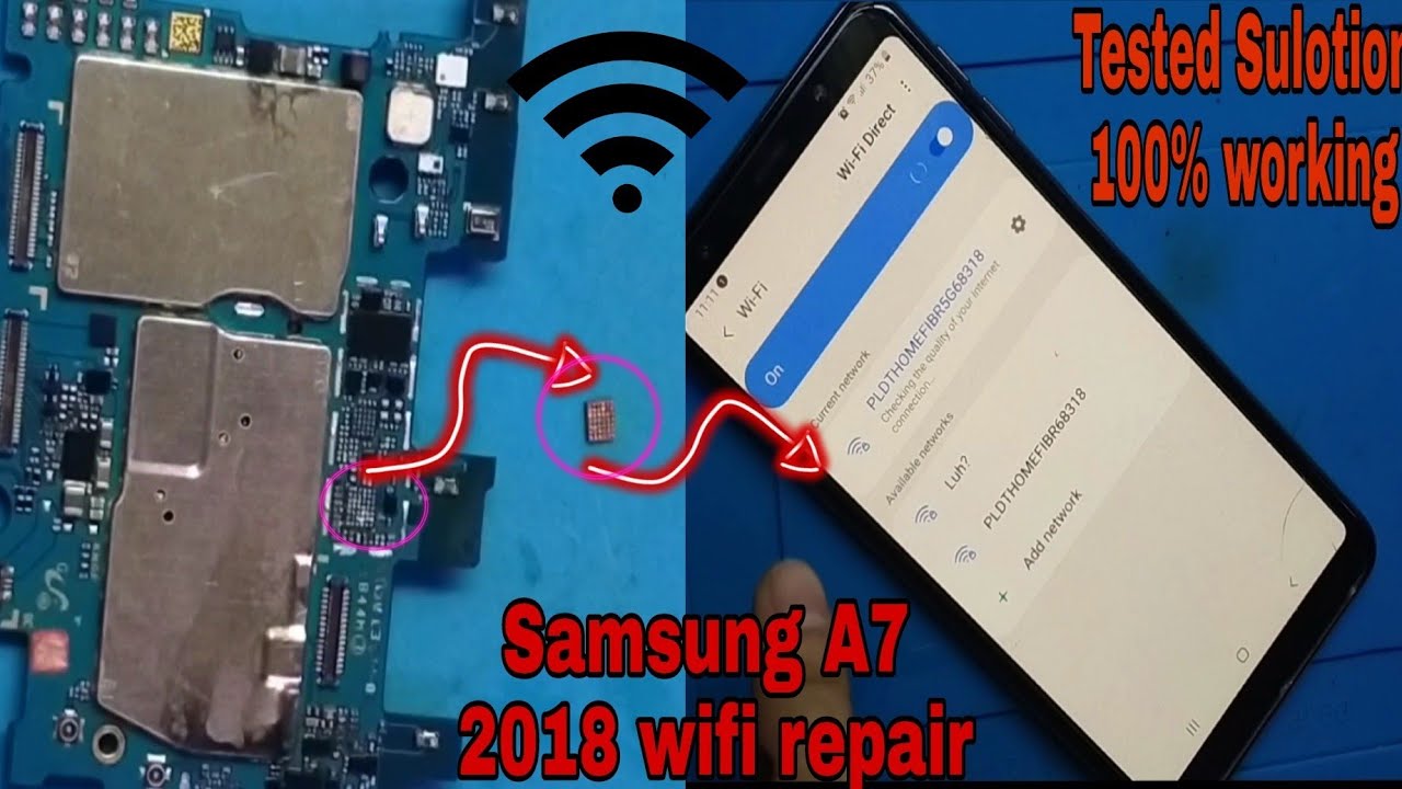 How To Repair Wifi Problem Samsung A7 2018 Wifi Not Detected | Wifi Disabled | step by step Tutorial