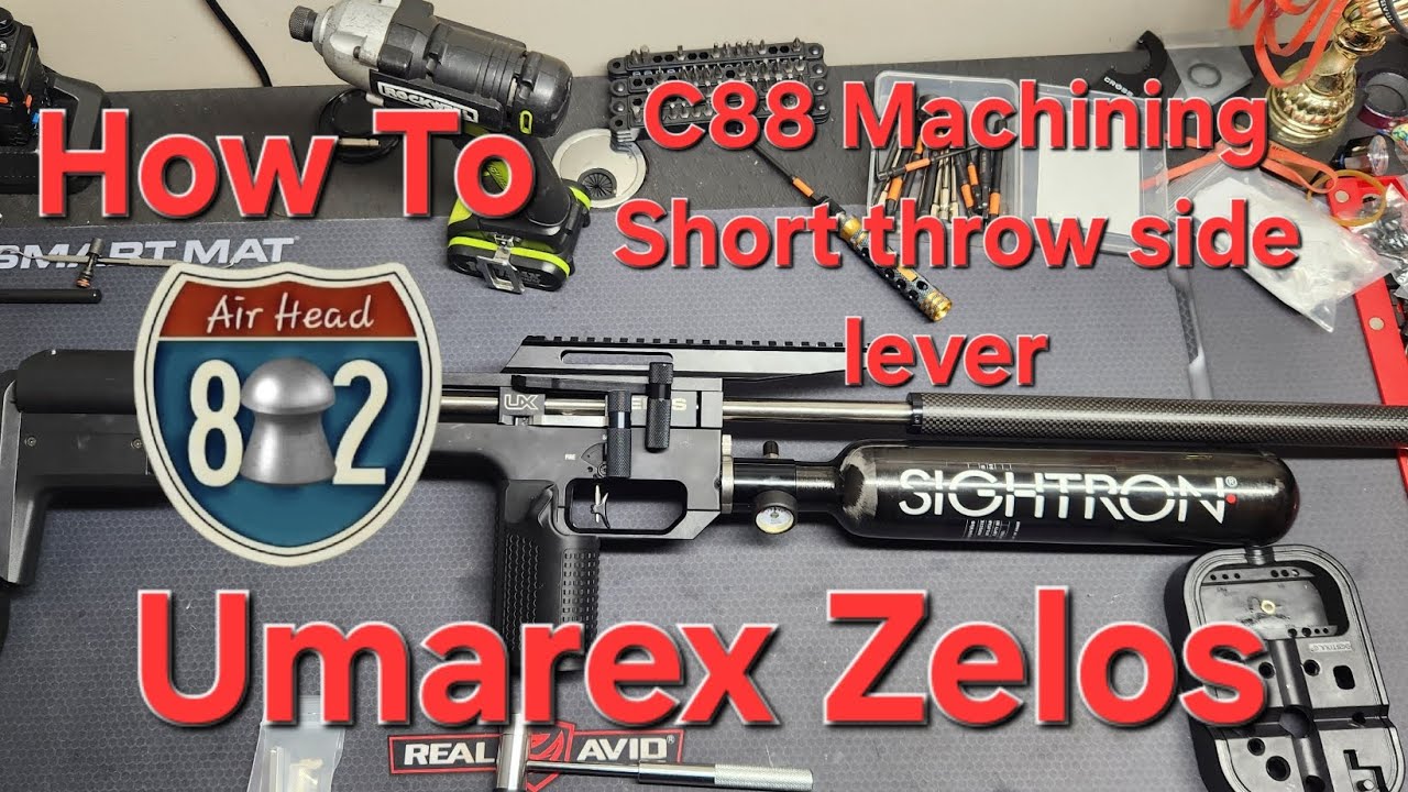 How to Umarex Zelos (C88 machining short throw side lever)